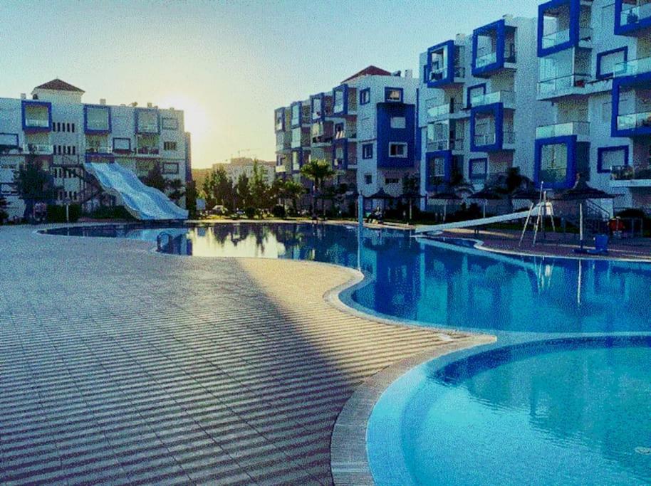 Superbe Appartement Au Centre De Cabo Negro En Residence Avec Piscines Et Tobogan 外观 照片